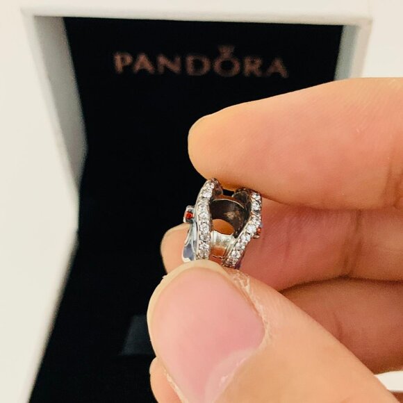 ✨🔥Pandora Blue Pansy Flower Charm - Picture 8 of 10